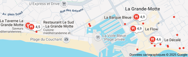 restaurant grande motte