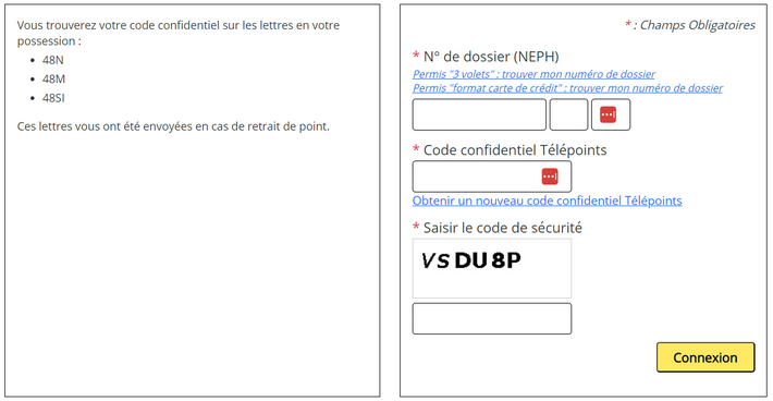 point sur mon permis